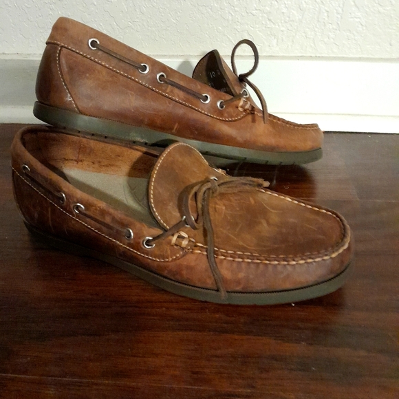 NWOT LL Bean Handsewn Camp Moccasins, size 10 - Picture 1 of 7